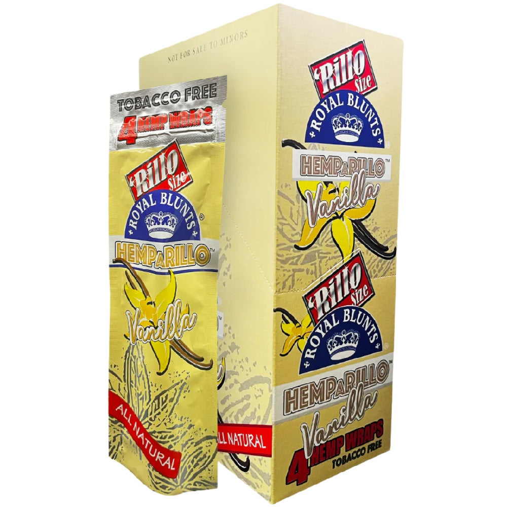 Hemparillo Wraps 4 Pack - Vanilla