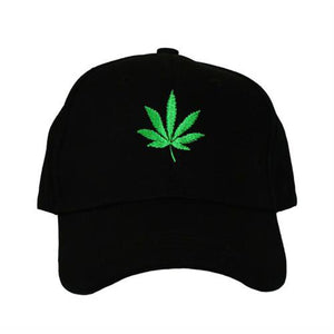 Herbal Leaf Embroidered Cap
