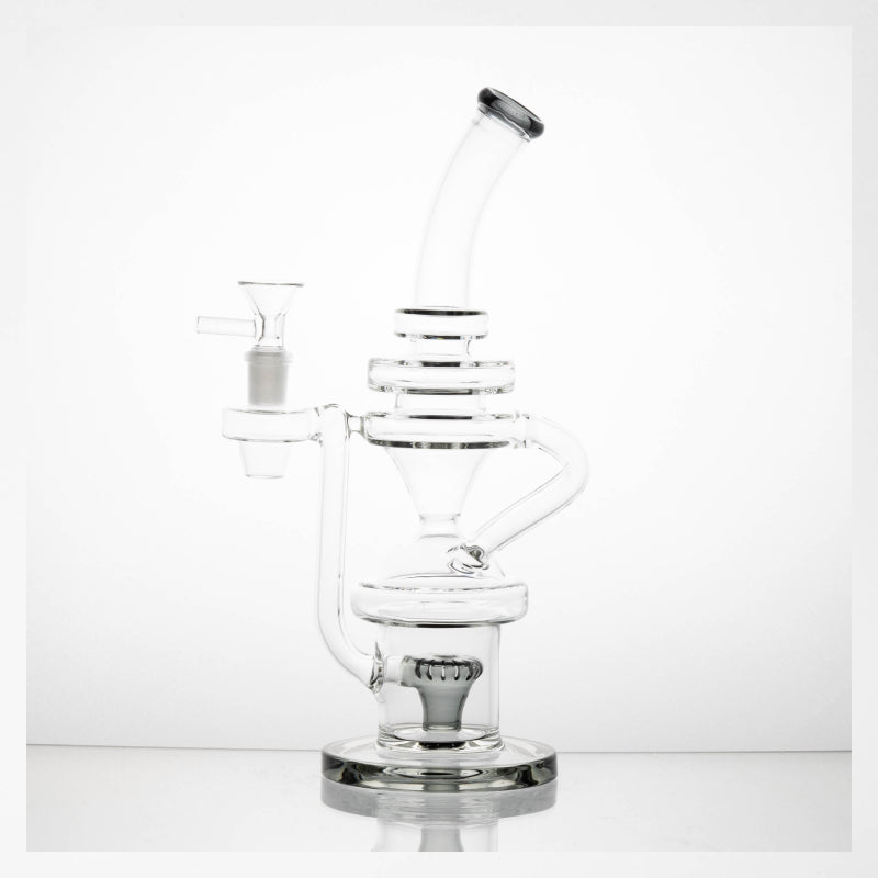 Clear Rings Tall Recycler