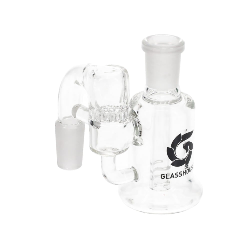 Glass House 14mm 90° Honeycomb Clear Ash Catcher