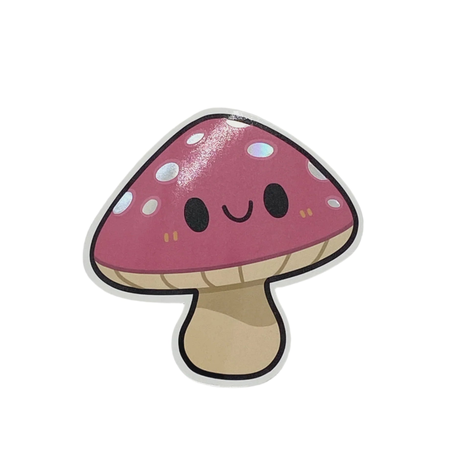 Squishable Mushroom Hologram Sticker – Sunshine Daydream