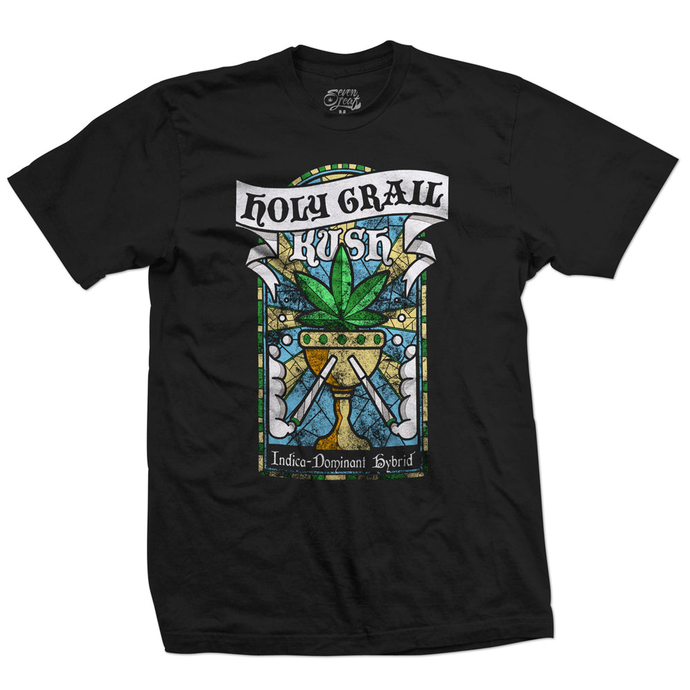 Holy Grail Kush Strain Black T-Shirt