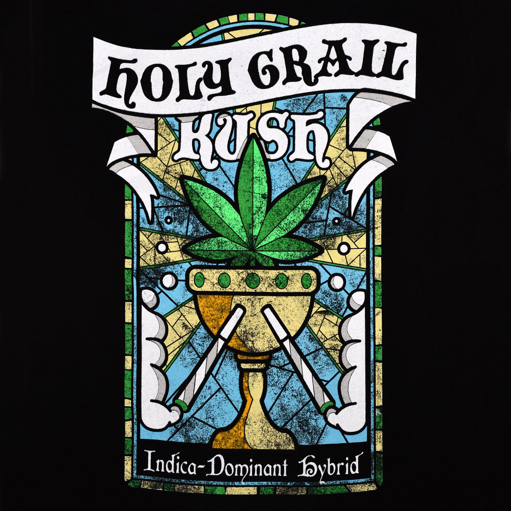 Holy Grail Kush Strain Black T-Shirt