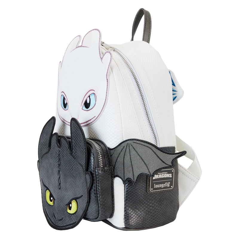 Loungefly x How to Train Your Dragon Light & Night Fury Cosplay Mini Backpack