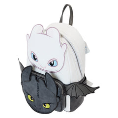 Loungefly x How to Train Your Dragon Light & Night Fury Cosplay Mini Backpack