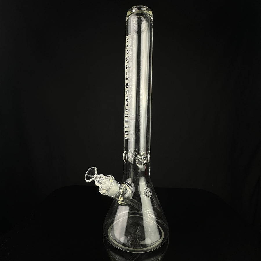 Governmint Glass 20" Clear 60mm Wide 9mm Thick Beaker Water Pipe