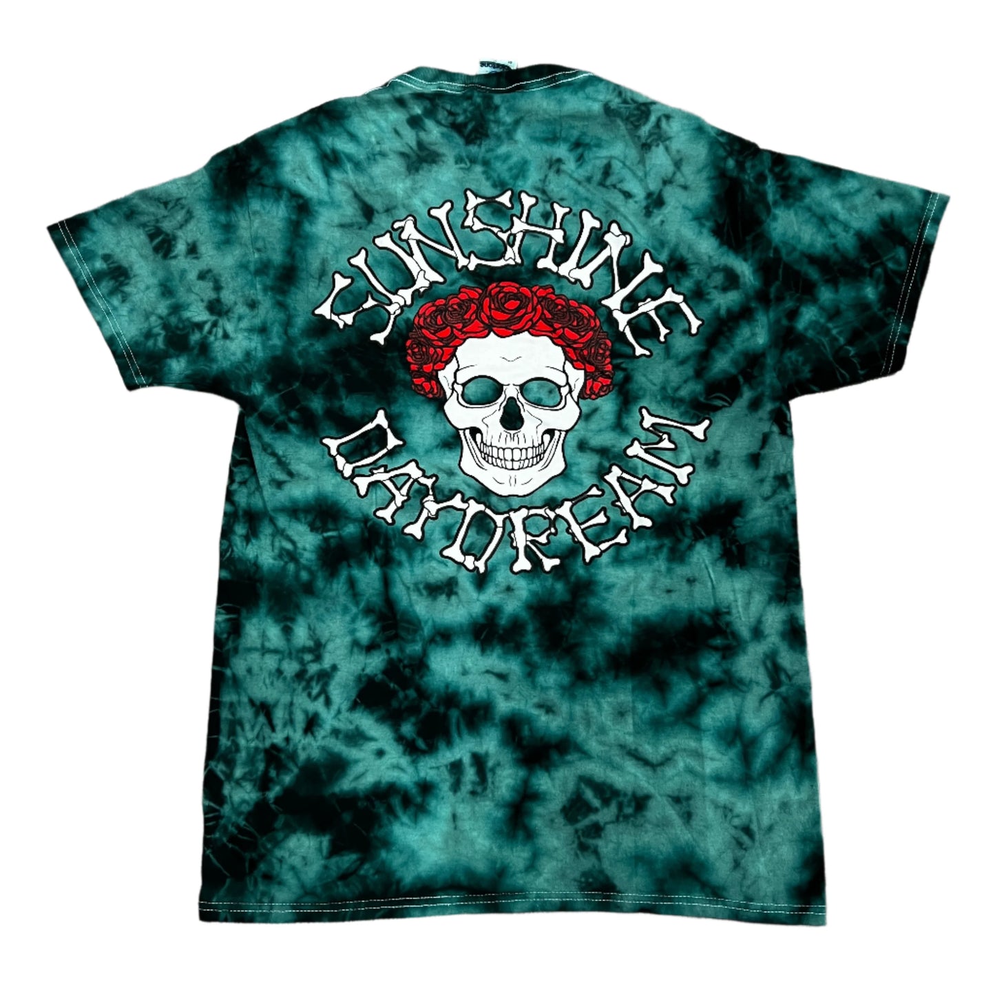 Sunshine Daydream Bones Crystal Jade Tie Dye T-Shirt