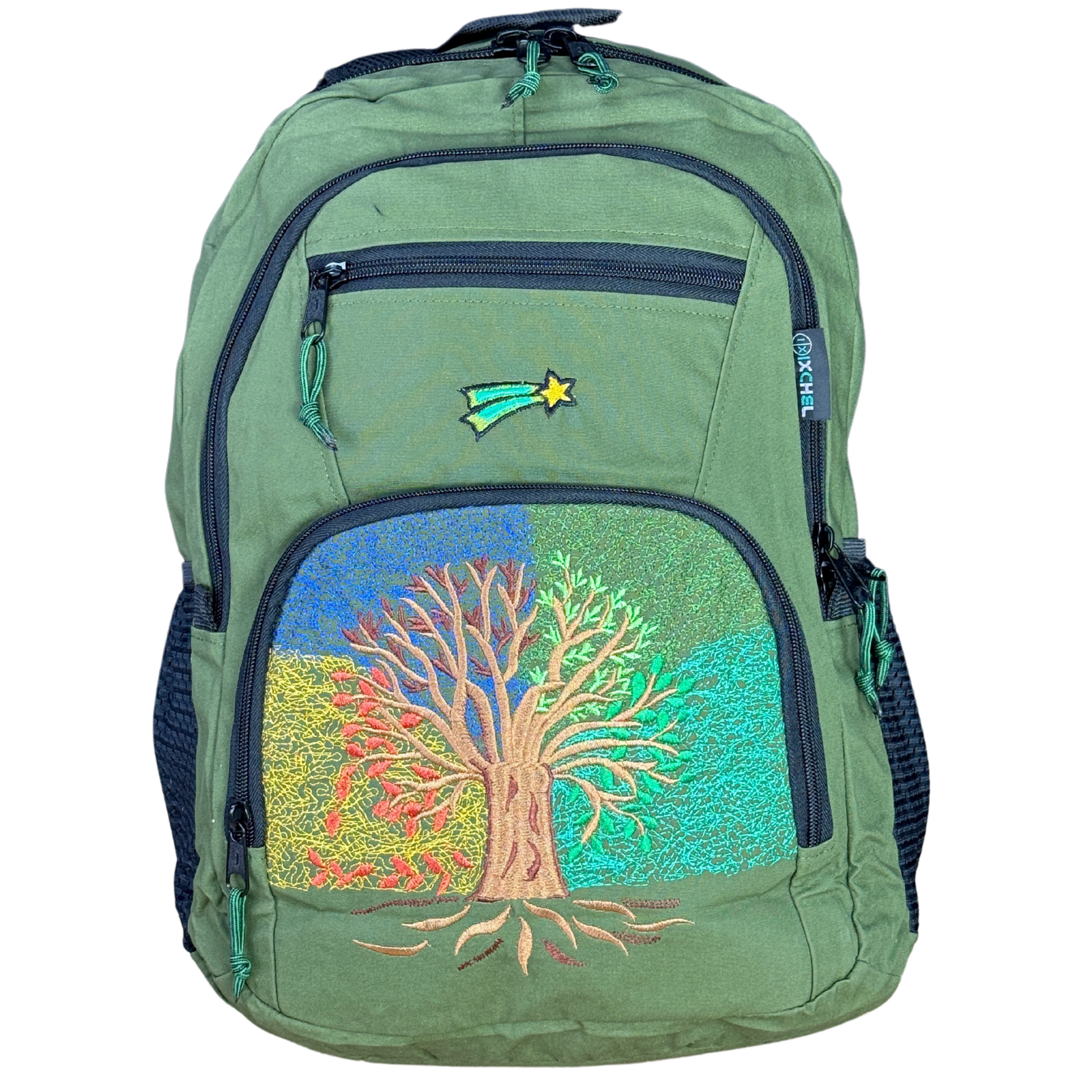 backpack laptop green trees Ixchel