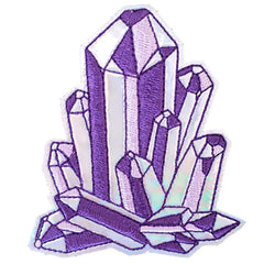 Iridescent Amethyst Crystal Patch