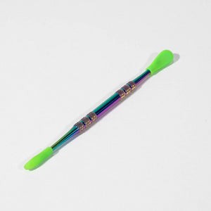 Iridescent Silicone Tip Stainless Steel Dabber