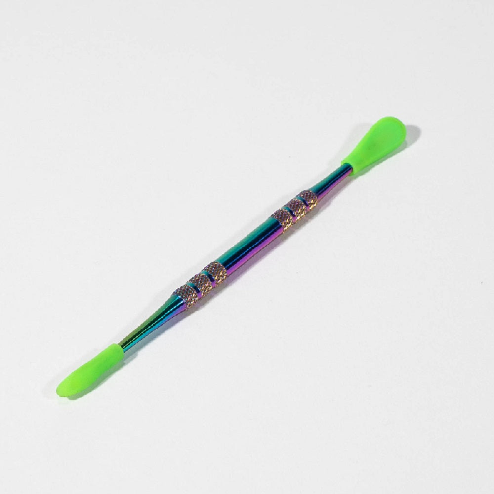 Iridescent Silicone Tip Stainless Steel Dab Tool – Sunshine Daydream