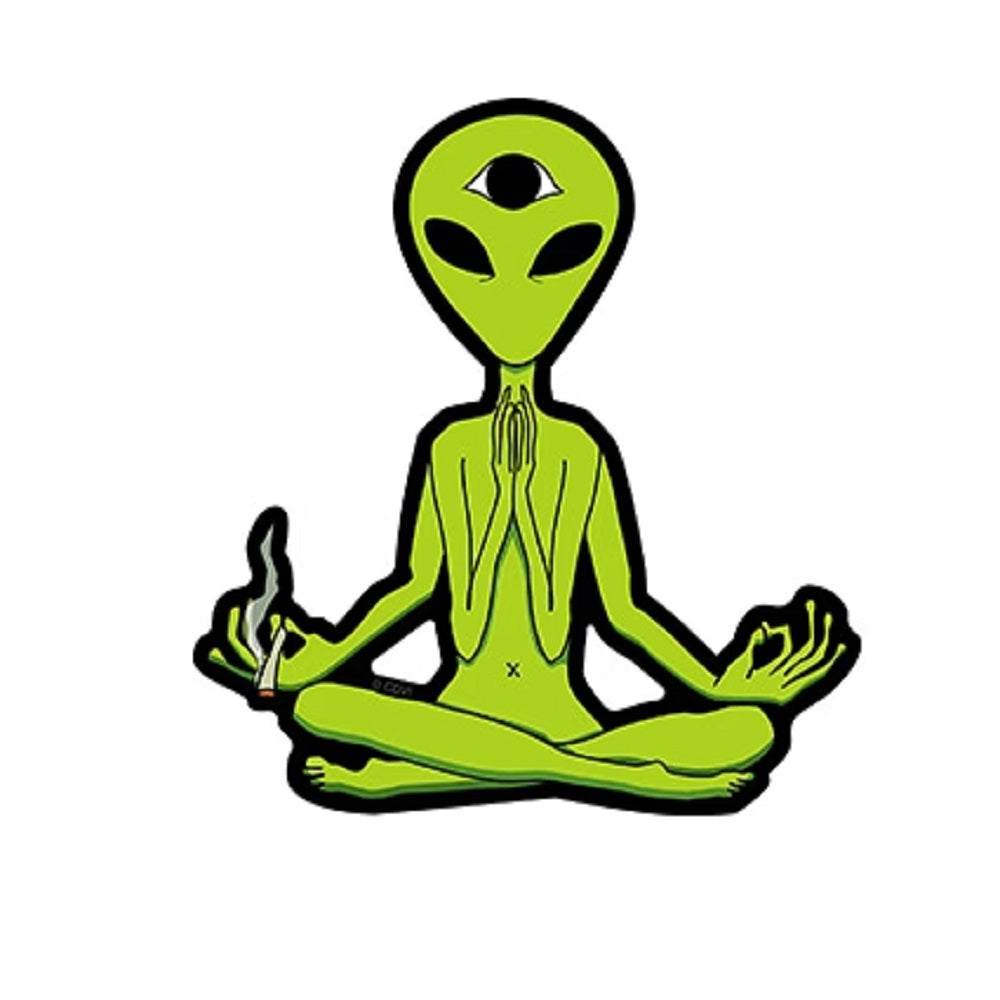 Zen Alien Sticker