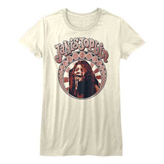 Janis Joplin Nouveau Circle Lightweight Ladies T-Shirt