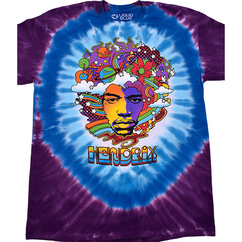 Jimi Hendrix Mod Tie-Dye T-Shirt