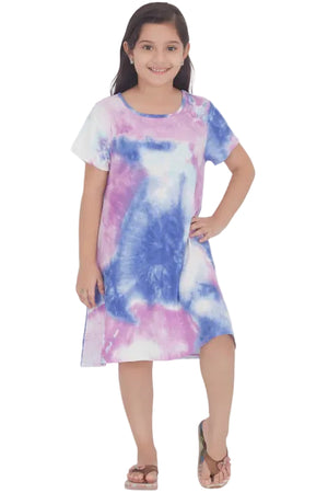 Kids Tie Dye T-Shirt Dress