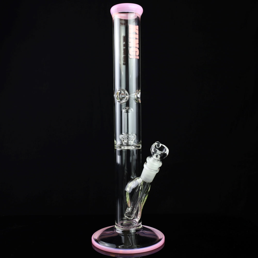 King Volcano 44mm Showerhead Perc Ice Pinch Straight with Color Wraps –  Sunshine Daydream