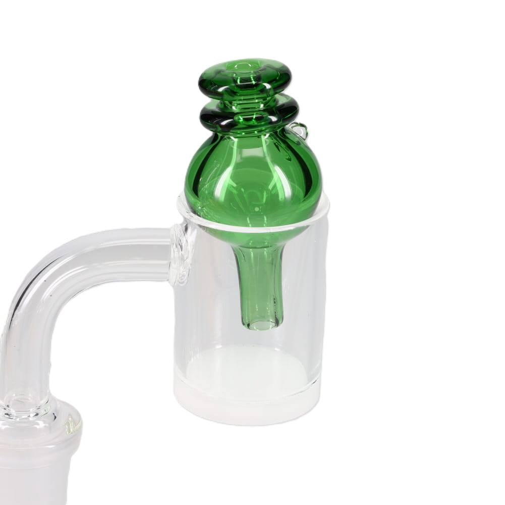 Kyle White Glass Color/Fume Bubble Carb Cap
