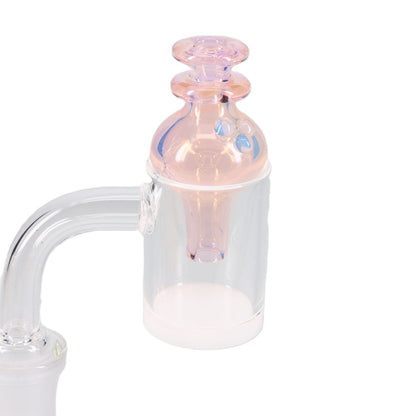 Kyle White Glass Color/Fume Bubble Carb Cap