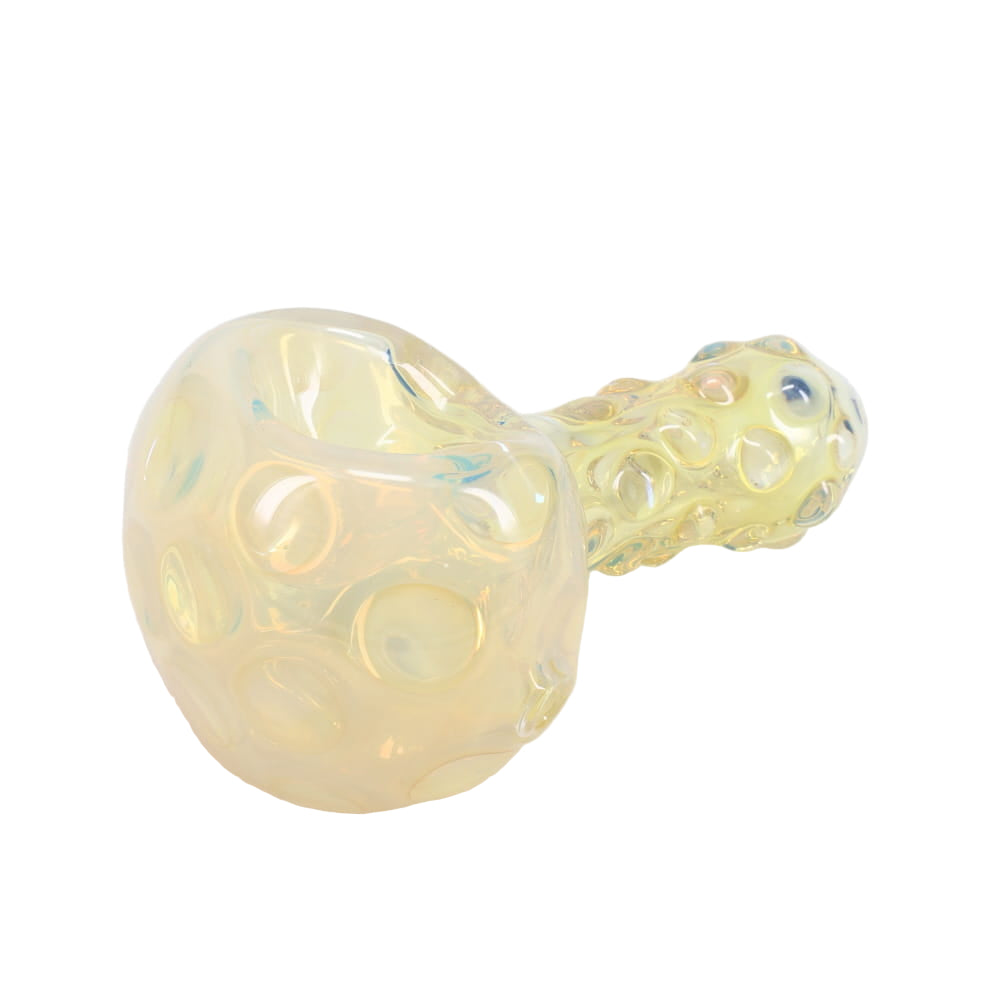 Kyle White Glass Fumey Bumpy Spoon