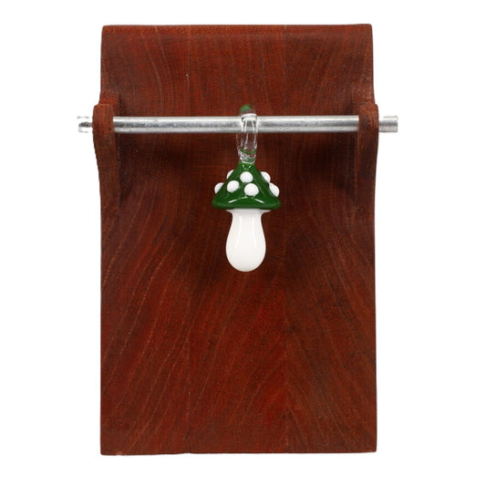 Kyle White Glass Mushroom Pendant - Assorted Colors