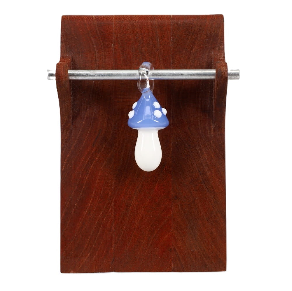 Kyle White Glass Mushroom Pendant - Assorted Colors