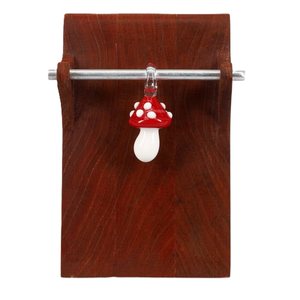 Kyle White Glass Mushroom Pendant - Assorted Colors