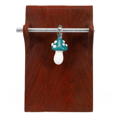 Kyle White Glass Mushroom Pendant - Assorted Colors