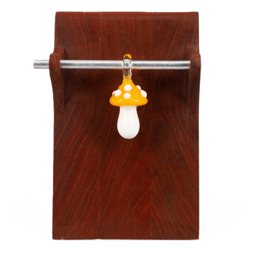 Kyle White Glass Mushroom Pendant - Assorted Colors