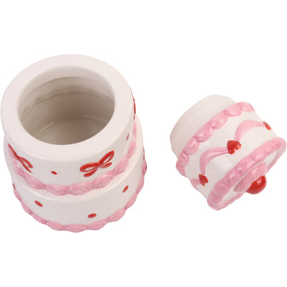 Pretty Cake Stash Jar