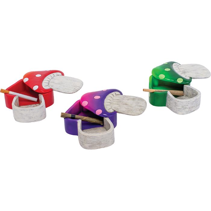Fujima Hinged Mushroom Ashtray & Storage
