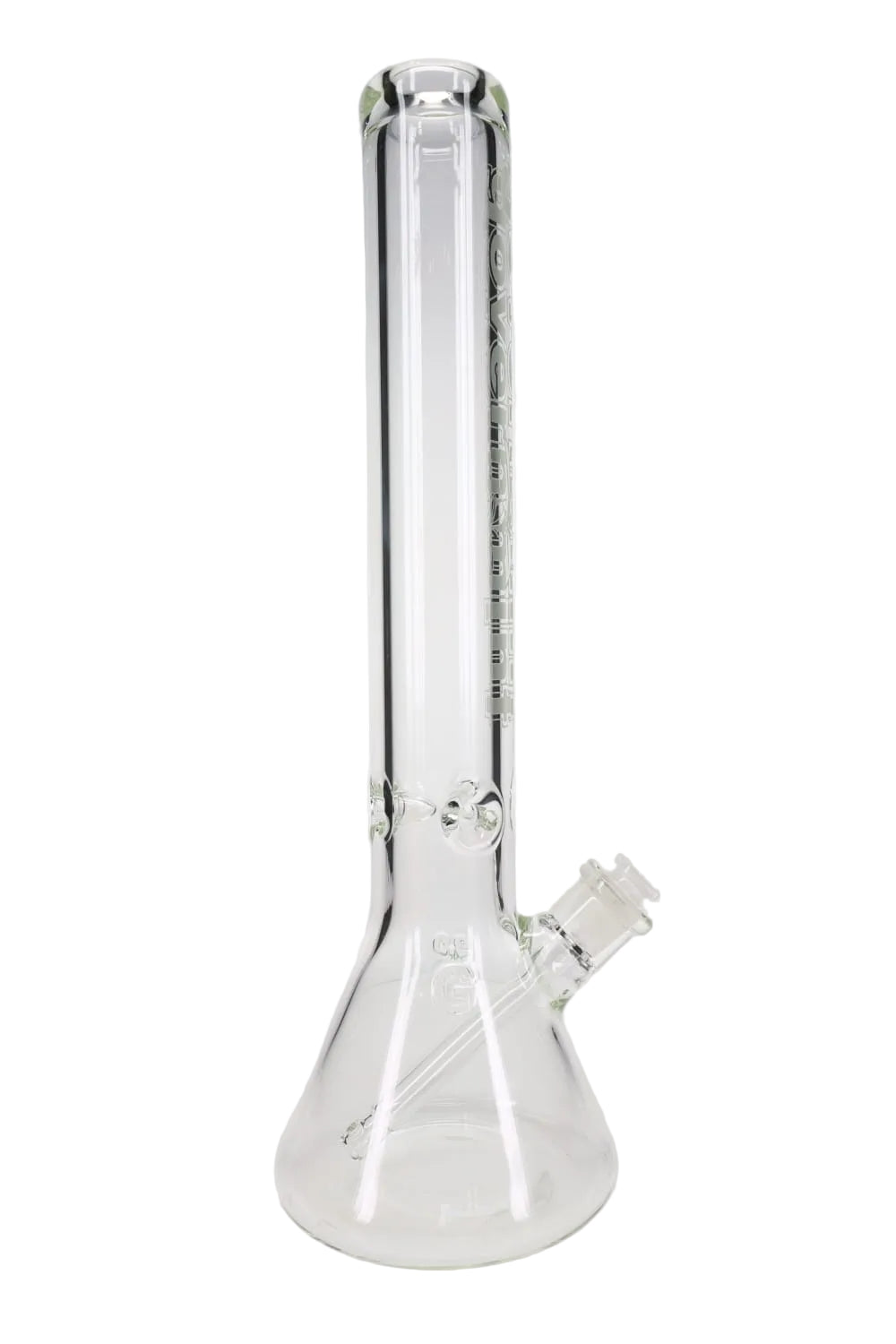 Governmint Glass 18" Clear 60 x 9mm Thick Beaker Water Pipe