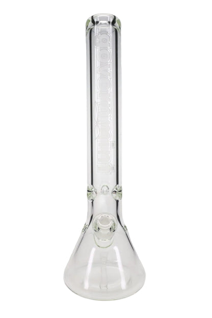 Governmint Glass 18" Clear 60 x 9mm Thick Beaker Water Pipe
