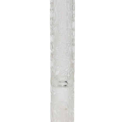 Governmint Glass x Liberty Clear Bubble Base Water Pipe - Grateful Dead Uncle Sam "High Times" Sandblast