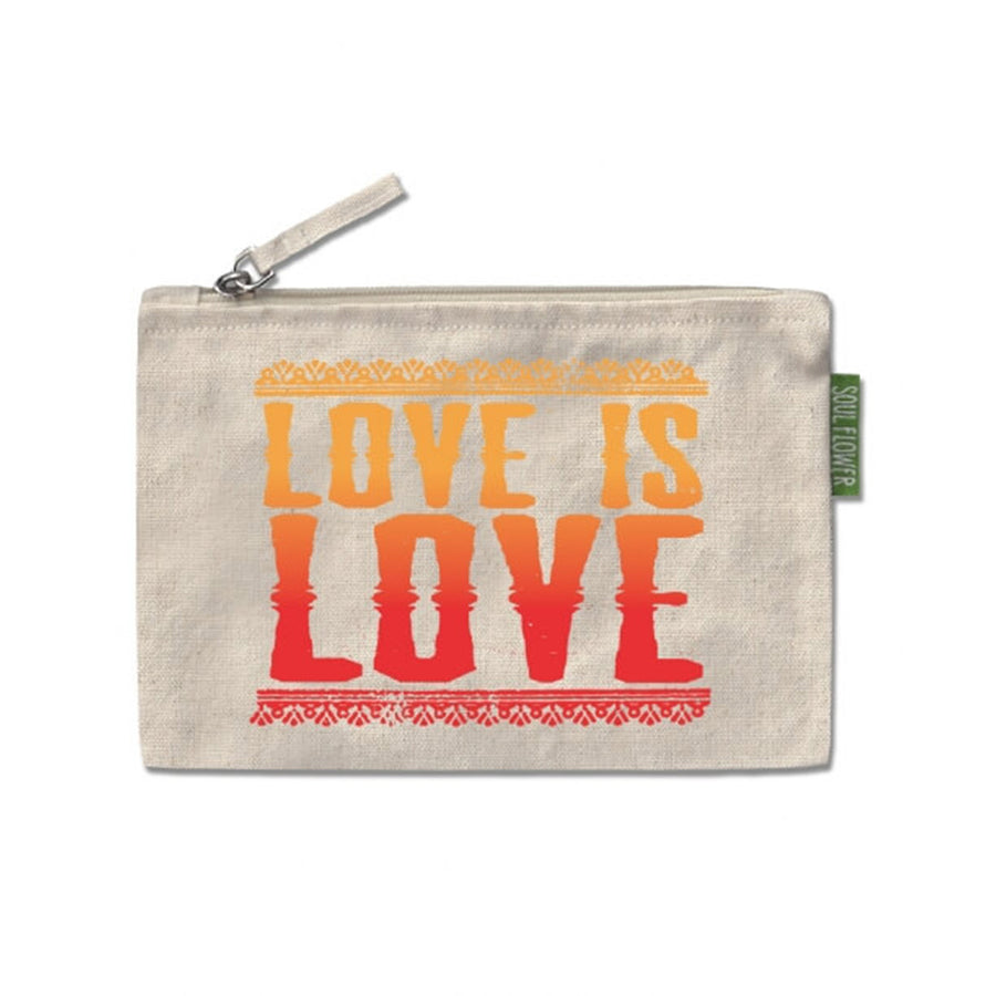 Love is Love Large Zipper Pouch SALE