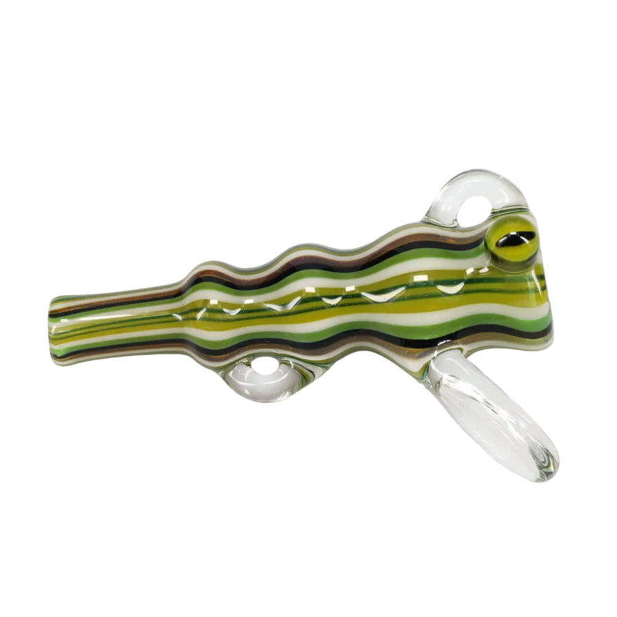 Matty White Glass Frog/Fish Assorted Chillum