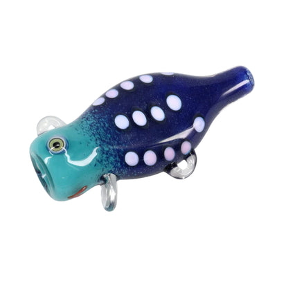 Matty White Glass Frog/Fish Assorted Chillum