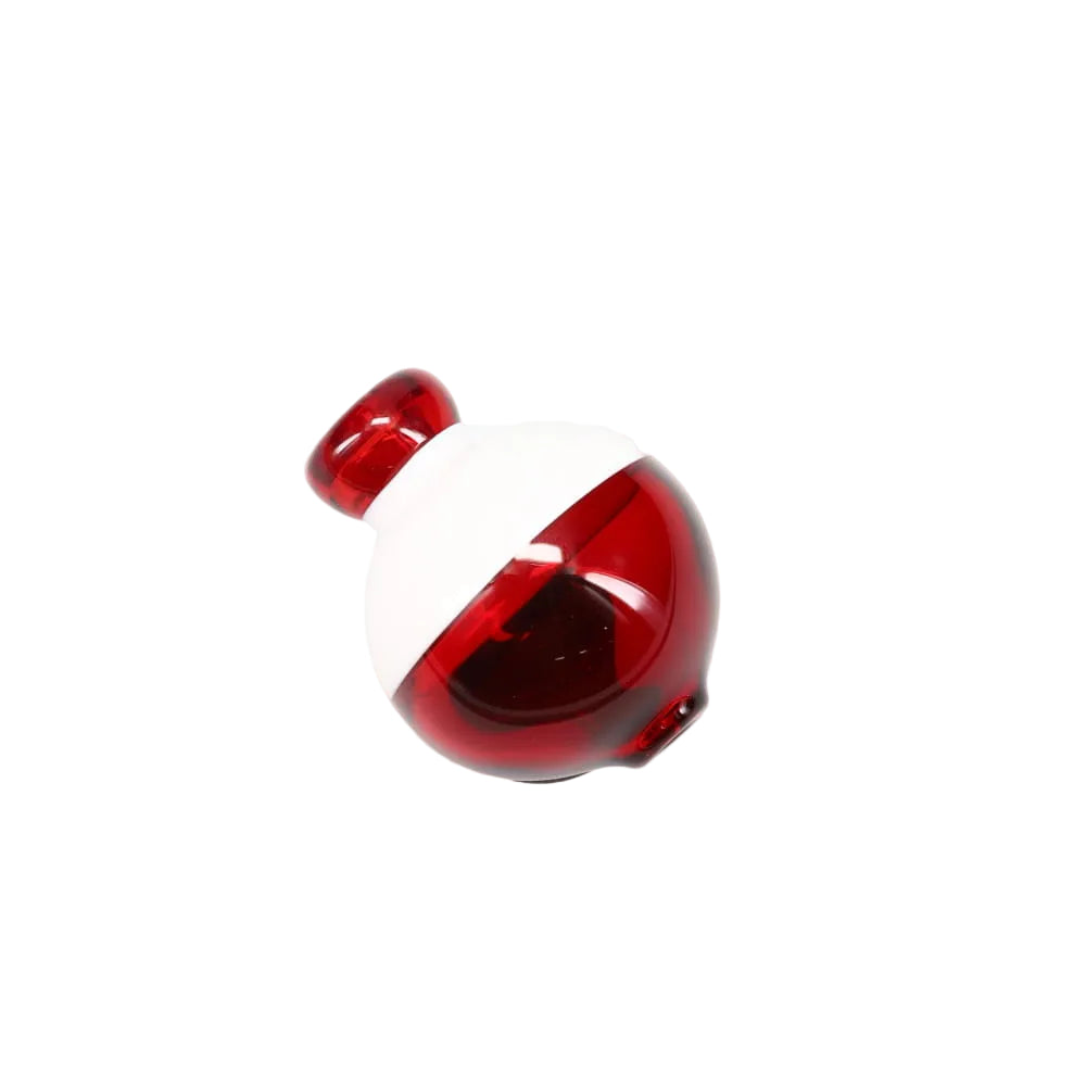 Matty White Glass Bobber Carb Cap