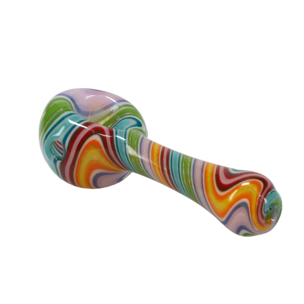 Matty White Glass Mini Mini Baby Vac Stack Spoon