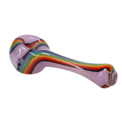 Matty White Glass Mini Mini Baby Vac Stack Spoon