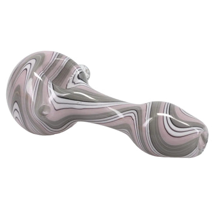 Matty White Glass Mini Mini Baby Vac Stack Spoon