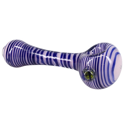 Matty White Glass Frit Coiled with Millie Spoon - Assorted Colors