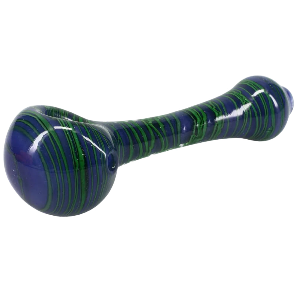 Matty White Glass Frit Coiled with Millie Spoon - Assorted Colors