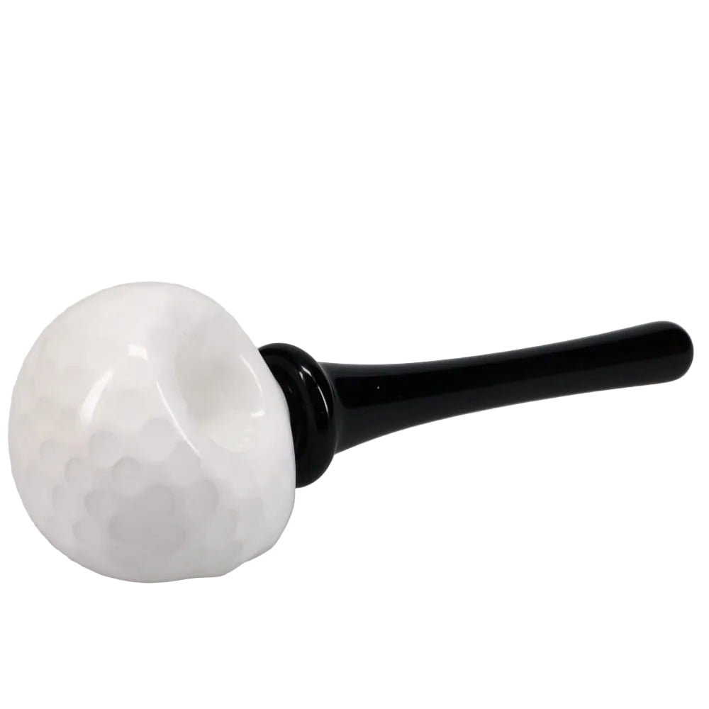 Matty White Glass Golf Ball Spoon
