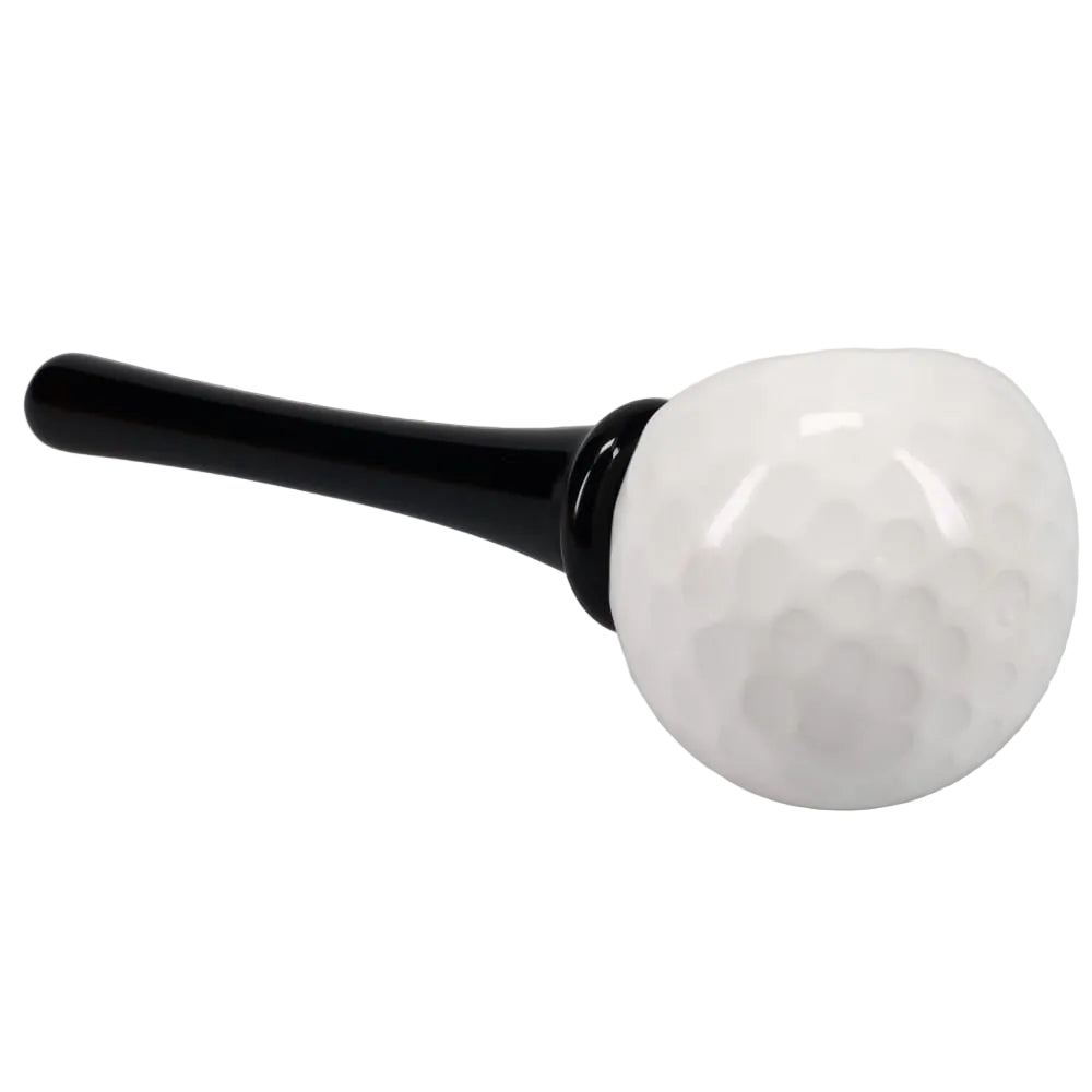 Matty White Glass Golf Ball Spoon