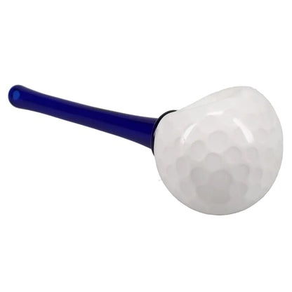 Matty White Glass Golf Ball Spoon