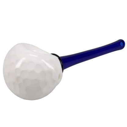 Matty White Glass Golf Ball Spoon