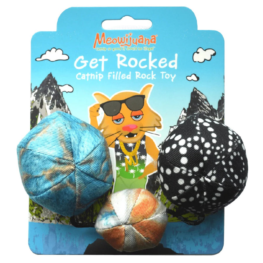 Meowijuana Get Rocked String Of Stones Refillable Cat Toy