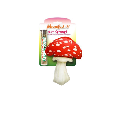 Meowijuana Get Sprung Mushroom Refillable Cat Toy