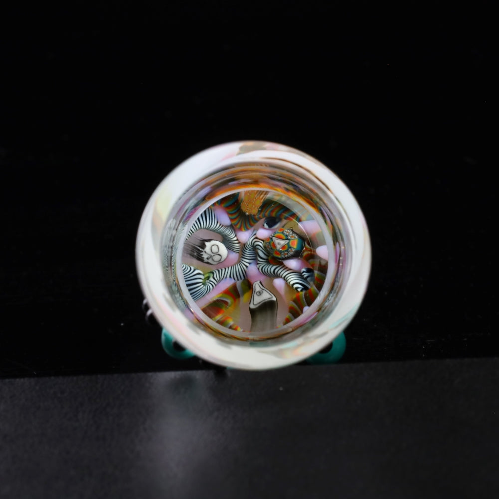 Millennium Glass Q-Tip Jar 5
