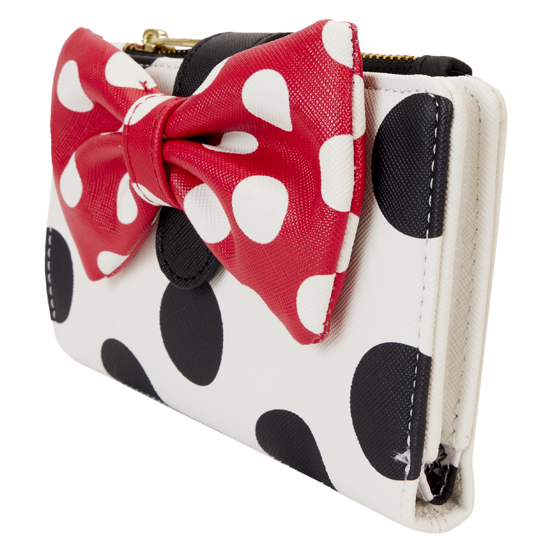 Loungefly Minnie Mouse Rocks the Dots Classic Flap Wallet SALE